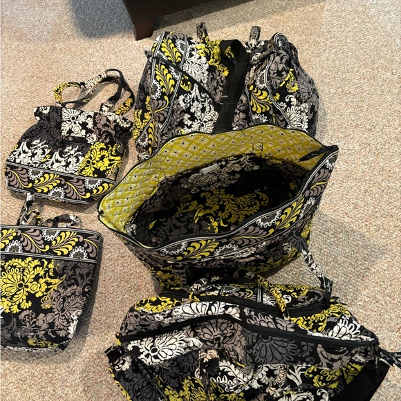 9 piece Vera Bradley Retired Baroque set - Picture 2 of 13